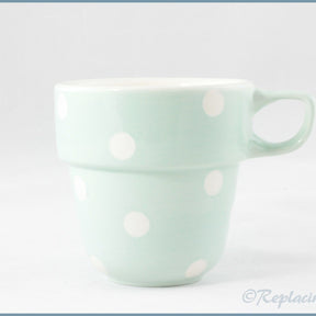 Marks & Spencer - Polka Dot - Stacking Mug (Green)