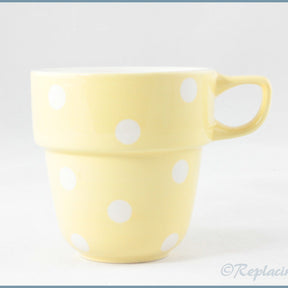 Marks & Spencer - Polka Dot - Stacking Mug (Yellow)