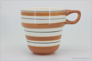 Marks & Spencer - Polka Dot - Stacking Mug (Stripes - Tan)