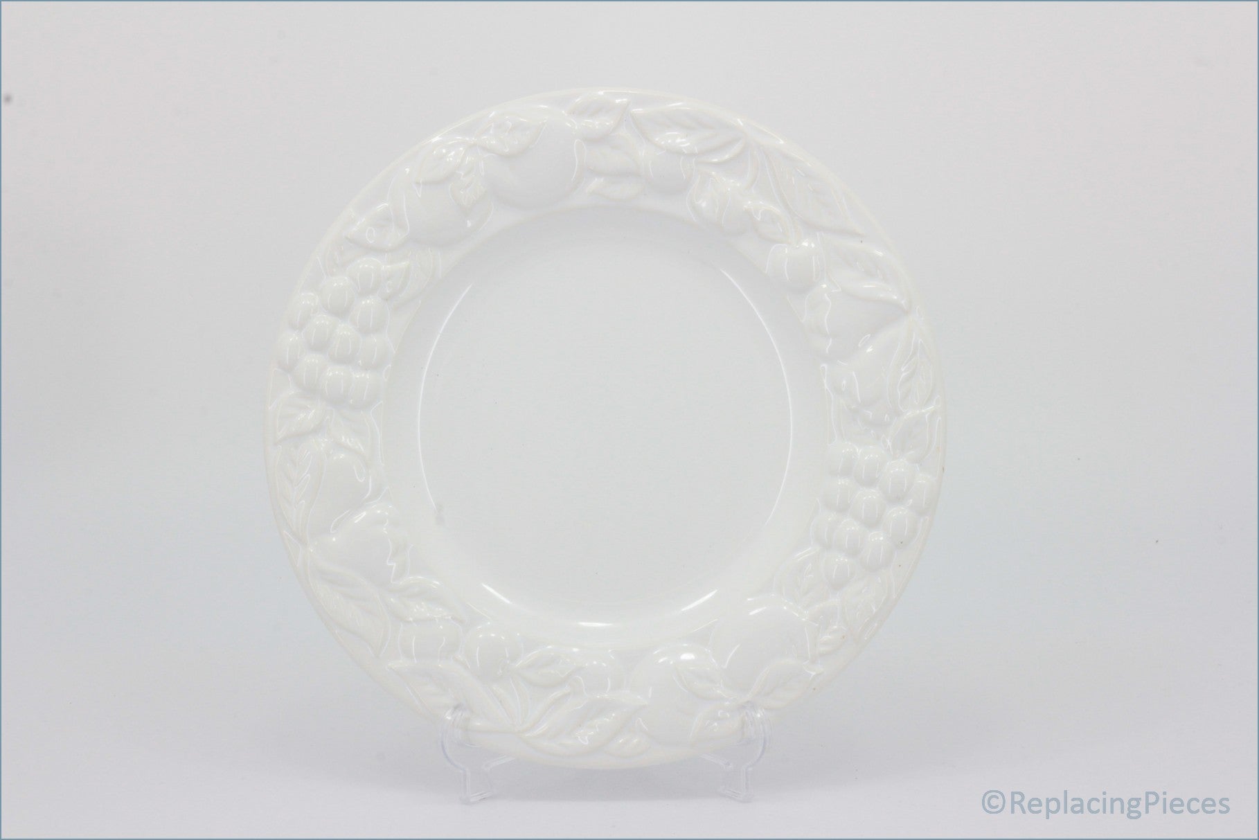 Marks & Spencer - White Embossed - 9
