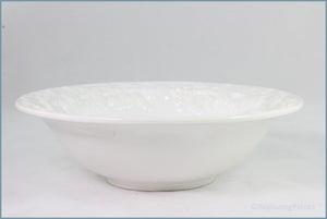 Marks & Spencer - White Embossed - 10" Salad Bowl