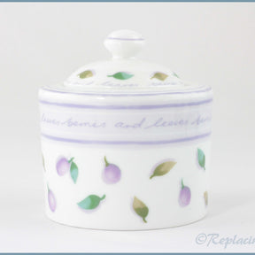 Marks & Spencer - Berries And Leaves - Lidded Sugar Bowl