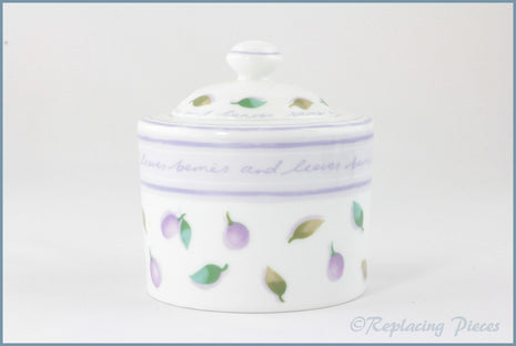 Marks & Spencer - Berries And Leaves - Lidded Sugar Bowl