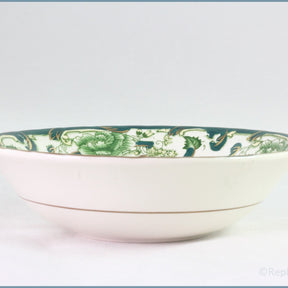 Masons - Chartreuse - Cereal Bowl (Gold Band Outside)