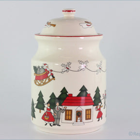Masons - Christmas Village - Cannister (Storage Jar)