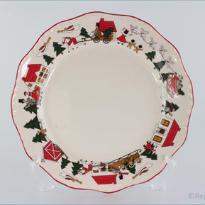 Masons - Christmas Village - Dinner Plate