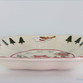 Masons - Christmas Village - Square Gadroon Dish