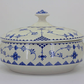 Masons - Denmark (Blue) - Lidded Vegetable Dish