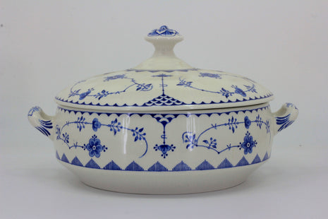 Masons - Denmark (Blue) - Lidded Vegetable Dish