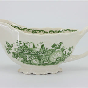 Masons - Fruit Basket (Green) - Gravy Boat