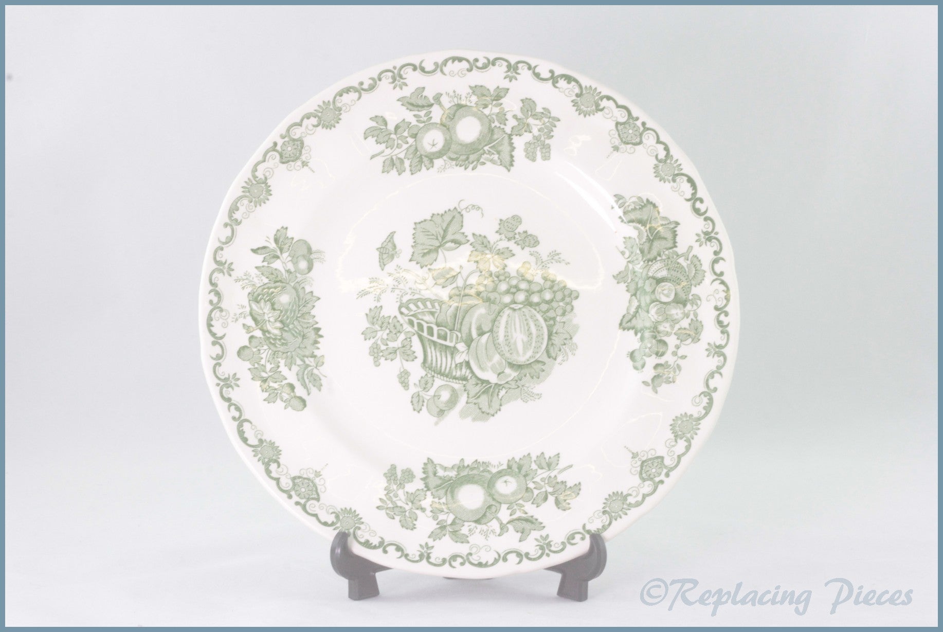 Masons - Fruit Basket (Green) - Dinner Plate