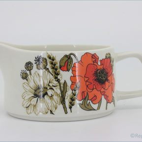 J & G Meakin - Poppy - Gravy Jug