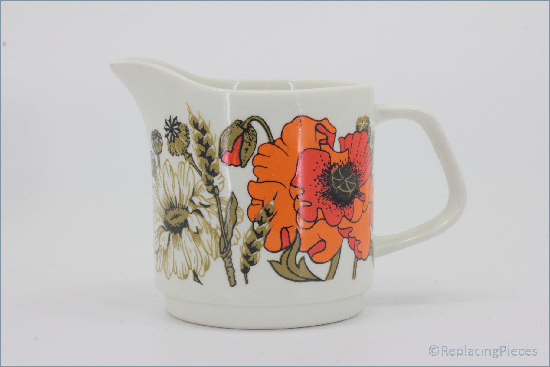 J & G Meakin - Poppy - Milk Jug – ChinaMatchers