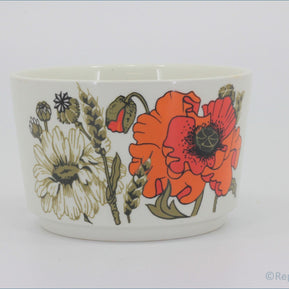 J & G Meakin - Poppy - Sugar Bowl