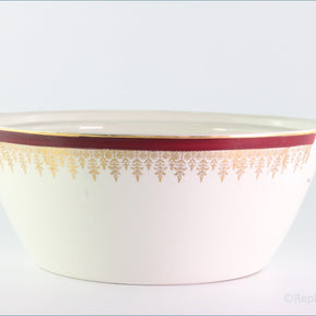 Myott - Royalty (Red) - Lidded Vegetable Dish (Base ONLY)