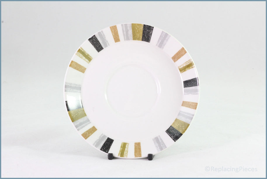 Midwinter - Queensbury Stripe - Tea Saucer