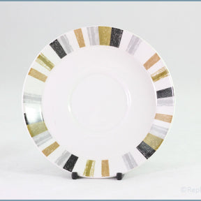 Midwinter - Queensbury Stripe - Tea Saucer