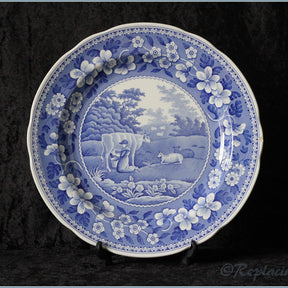 Spode - Blue Room Collection - Dinner Plate (Milk Maid)