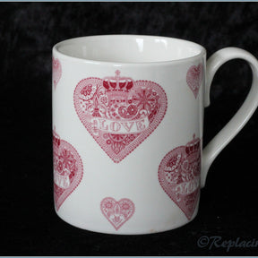 Queens - Made With Love - Mug (Pink Hearts)