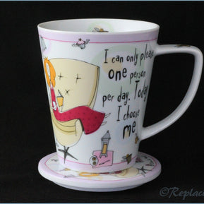 Johnson Brothers - Born To Shop - Mug & Coaster Set (I Can Only Please One Person)