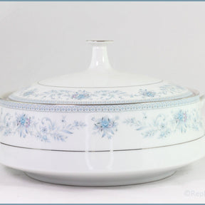Noritake - Blue Hill - Lidded Vegetable Dish
