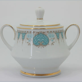 Noritake - Blue Tide - Lidded Sugar Bowl