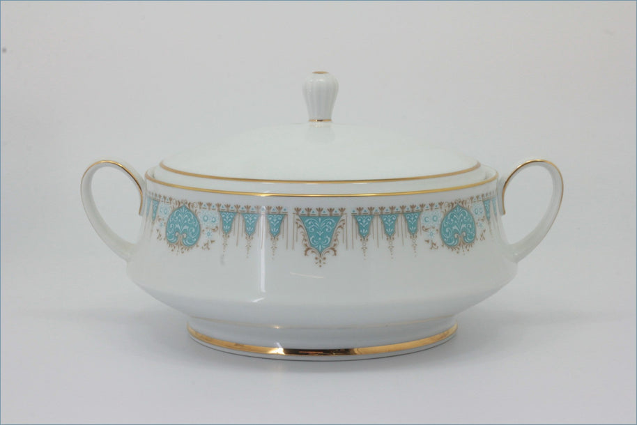 Noritake - Blue Tide - Lidded Vegetable Dish