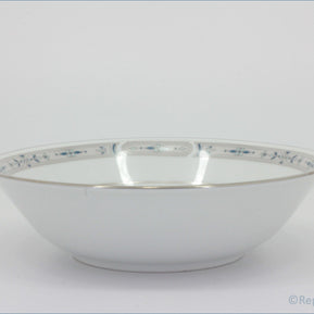 Noritake - Kew - Cereal Bowl - White ceramic bowl with decorative rim on a white background