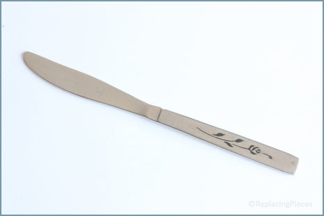 Oneida - Capistrano - Dinner Knife (Pattern On Both Sides Of Handle)
