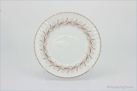 Paragon - Harmony - 6 1/4" Side Plate - Decorative ceramic plate with gold and red floral patterns on a white background