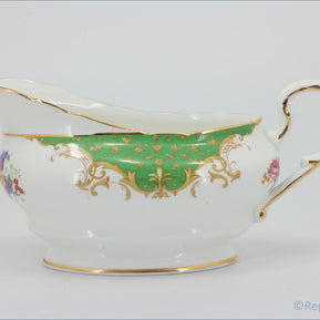 Paragon - Rockingham (Green) - Gravy Boat
