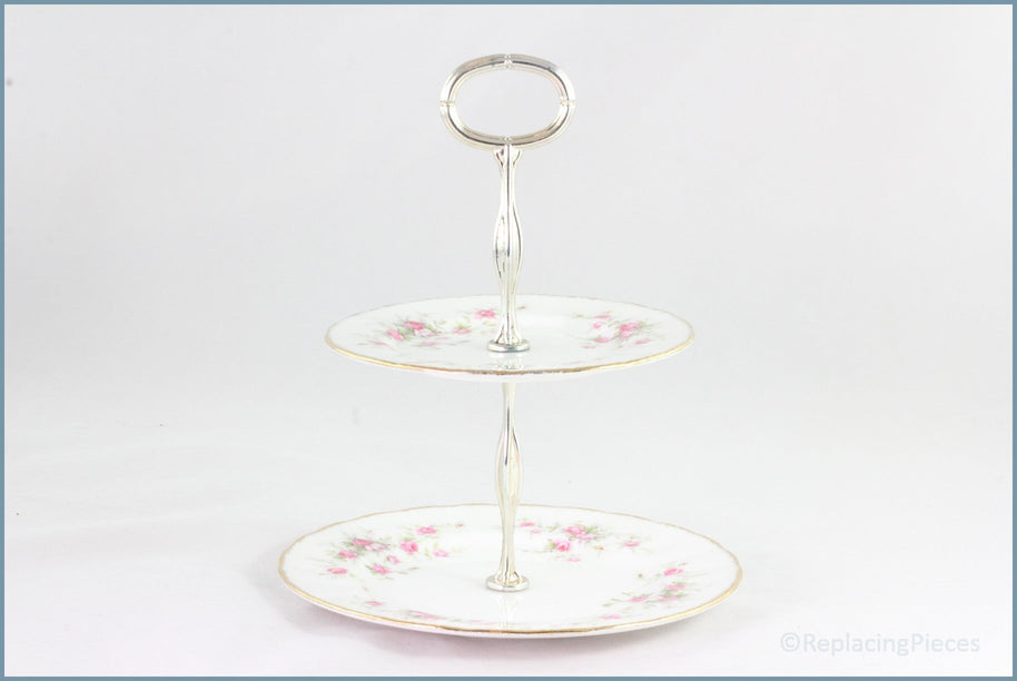 Paragon/Royal Albert - Victoriana Rose - 2 Tier Cake Stand