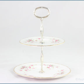 Paragon/Royal Albert - Victoriana Rose - 2 Tier Cake Stand