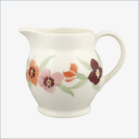 Emma Bridgewater - Pink Wallflower - 1/2 Pint Milk Jug