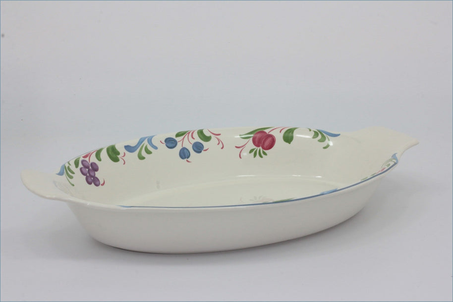 Poole - Cranborne - 11 1/2" Oval Handled Roaster