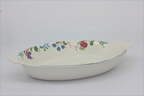 Poole - Cranborne - 11 1/2" Oval Handled Roaster