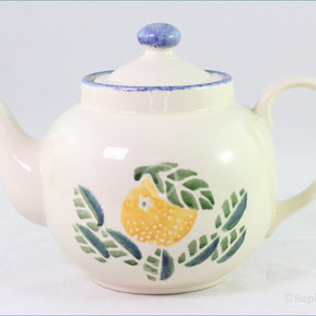 Poole - Dorset Fruit - 2 Pint Teapot (Orange)