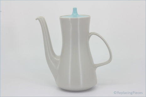 Poole - Dove Grey & Sky Blue - 2 Pint Coffee Pot