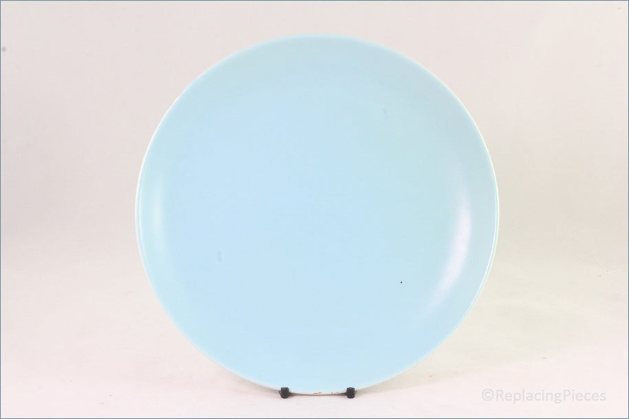 Poole - Dove Grey & Sky Blue - 9 1/8" Luncheon Plate