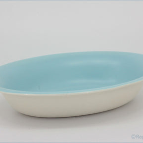 Poole - Dove Grey & Sky Blue - Open Vegetable Dish