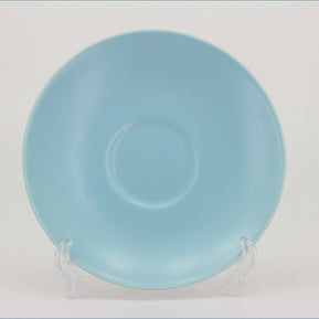 Poole - Dove Grey & Sky Blue - Tea Saucer