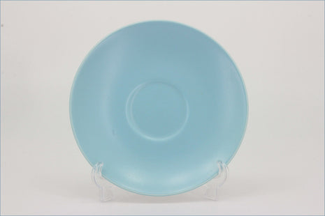 Poole - Dove Grey & Sky Blue - Tea Saucer