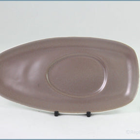 Poole - Mushroom & Sepia - Gravy Boat Stand