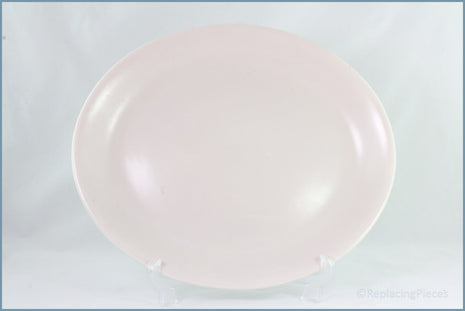 Poole - Mushroom & Sepia - 14 1/2" Oval Platter