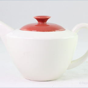 Poole - Red Indian & Magnolia - 1 Pint Teapot