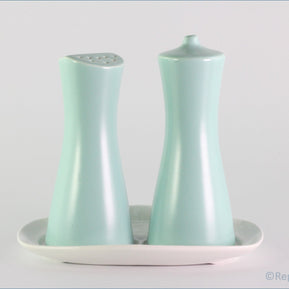 Poole - Seagull & Ice Green - Cruet On Tray