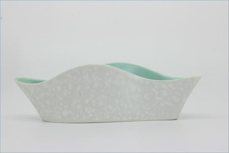 Poole - Seagull & Ice Green - Wavy Planter