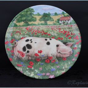 Royal Doulton - Pigs In Bloom - Poppy