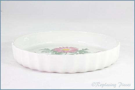 Portmeirion - Botanic Garden - 9 3/8" Flan Dish (Chrysanthemum)