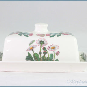 Portmeirion - Botanic Garden - Lidded Butter Dish (Oblong - Daisy)